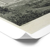 Een Uitzicht van de Aviary en de Vloertuin bij Kew Poster (Hoek)