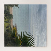 Een uitzicht van de benedenloop van het kustpad Fo Legpuzzel (Horizontaal)