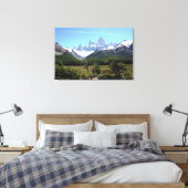Een Uitzicht van de berg Fitz Roy Canvas Afdruk (Insitu (Slaapkamer))