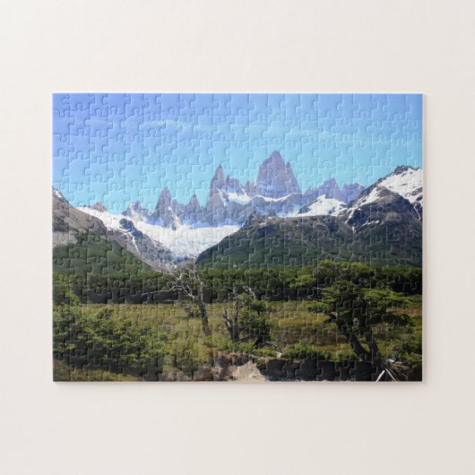 Een Uitzicht van de berg Fitz Roy Legpuzzel (Horizontaal)