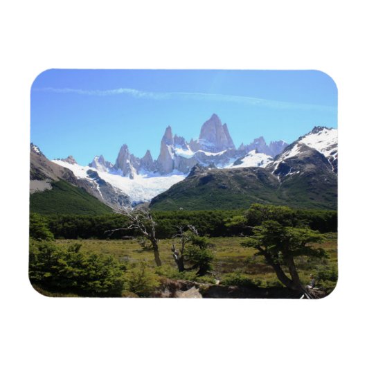 Een Uitzicht van de berg Fitz Roy Magneet (Horizontaal)