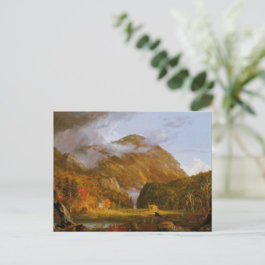 Een Uitzicht van de bergpas Briefkaart (Staand voorkant)