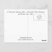 Een Uitzicht van de bergpas Briefkaart (Achterkant)