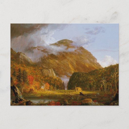 Een Uitzicht van de bergpas Briefkaart (Voorkant)