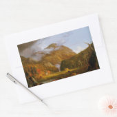 Een Uitzicht van de bergpas Rechthoekige Sticker (Envelop)