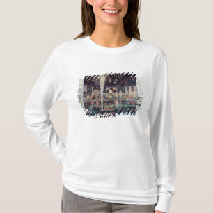 Een uitzicht van de brandwerende en verlichtingsin t-shirt