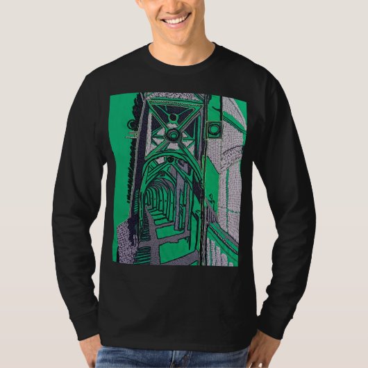 Een uitzicht van de brug t-shirt (Voorkant)