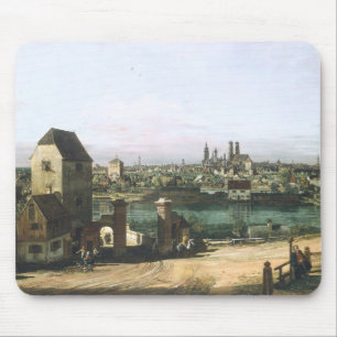 Een Uitzicht van de Duitse stad München door B. B Muismat