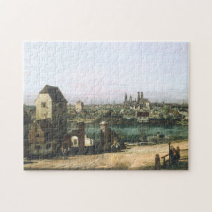 Een Uitzicht van de Duitse stad München door B. Be Legpuzzel