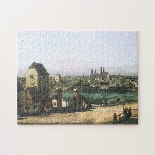 Een Uitzicht van de Duitse stad München door B. Be Legpuzzel (Horizontaal)