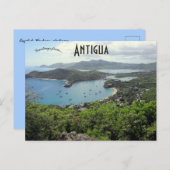 Een Uitzicht van de Engelse haven in Antigua Briefkaart (Voorkant / Achterkant)