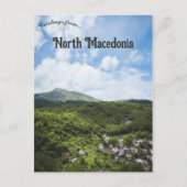 Een Uitzicht van de Gari Debar North Macedonië Briefkaart (Voorkant)