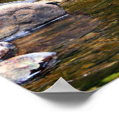 Een Uitzicht van de Groenere rivier Poster (Hoek)