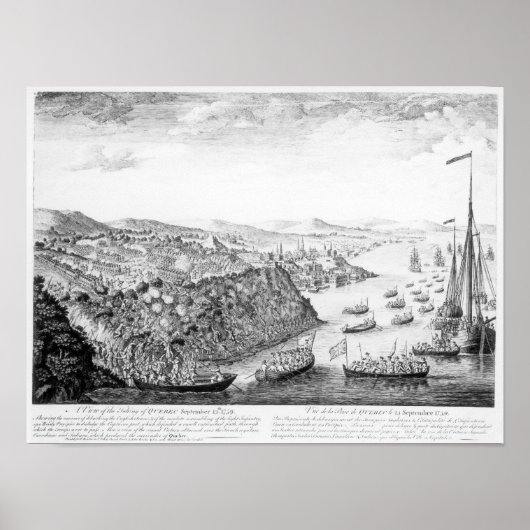 Een Uitzicht van de inname van Quebec Poster (Voorkant)