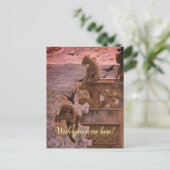 Een uitzicht van de jachthaven van Notre Dame Briefkaart (Staand voorkant)