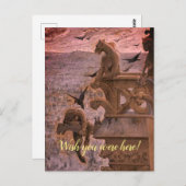 Een uitzicht van de jachthaven van Notre Dame Briefkaart (Voorkant / Achterkant)