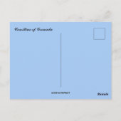 Een Uitzicht van de kustlijn in Grenada Briefkaart (Achterkant)