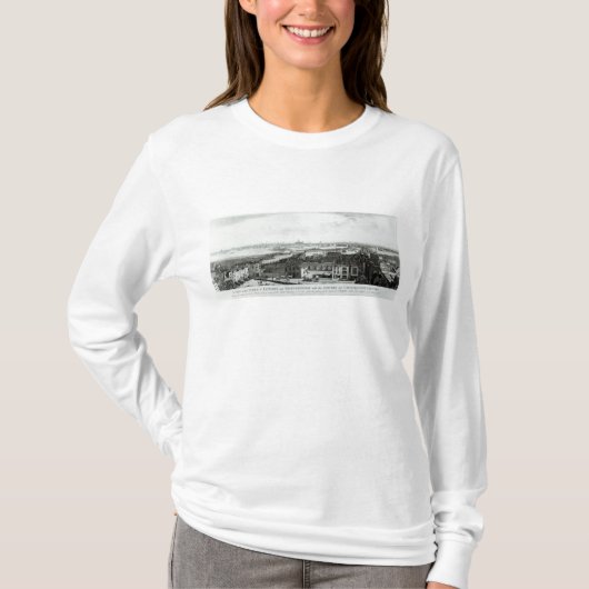 Een Uitzicht van de Londense en Westminster T-shirt (Voorkant)
