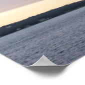 Een uitzicht van de Mackinac-brug van het Michigan Poster (Hoek)