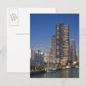 Een uitzicht van de marine van Chicago Briefkaart (Voorkant / Achterkant)