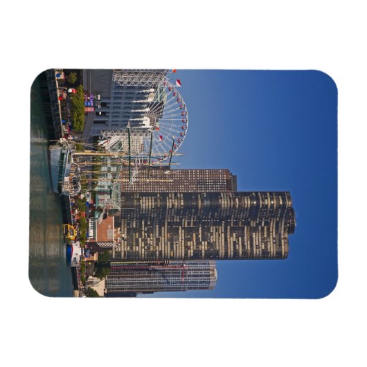 Een uitzicht van de marine van Chicago Magneet (Horizontaal)