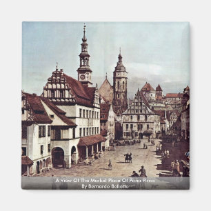 een Uitzicht van de marktplaats van Pirna Pirna Magneet