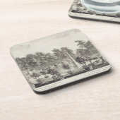 Een Uitzicht van de Orangery, Lord Burlington's Ga Bier Onderzetter (Linkerzijde)