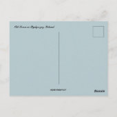 Een Uitzicht van de oude stad in Bydgoszcz Polen Briefkaart (Achterkant)