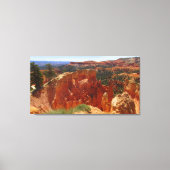 Een Uitzicht van de rand: een hodoo Canvas Afdruk (Voorkant)