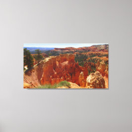 Een Uitzicht van de rand: een hodoo Canvas Afdruk