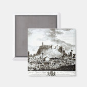 Een uitzicht van de stad Aleppo, Syrië Magneet (Voorkant / Achterkant)