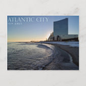 Een Uitzicht van de stad Atlantic City Briefkaart (Voorkant)
