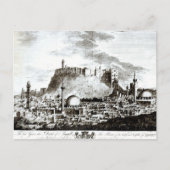 Een uitzicht van de stad en het kasteel van briefkaart (Voorkant)