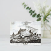 Een uitzicht van de stad en het kasteel van briefkaart (Staand voorkant)