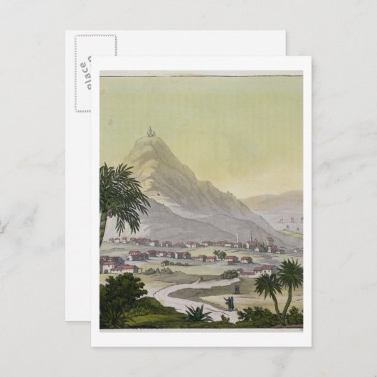 Een uitzicht van de stad Lima, Peru, uit Le Cos Briefkaart (Voorkant / Achterkant)