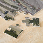 Een uitzicht van de stad Lima, Peru, uit Le Cos Legpuzzel (Zijkant)