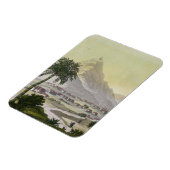 Een uitzicht van de stad Lima, Peru, uit Le Cos Magneet (Linkerzijde)