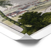 Een uitzicht van de stad Lima, Peru, uit Le Cos Poster (Hoek)