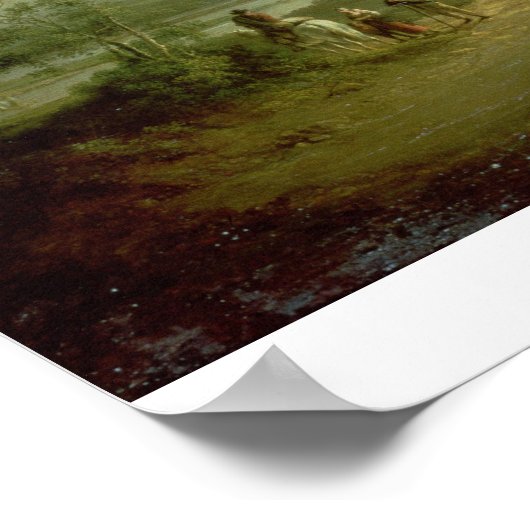 Een Uitzicht van de stad Stirling op de Forth Poster (Hoek)