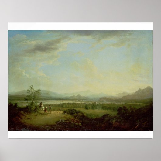 Een Uitzicht van de stad Stirling op de Forth Poster (Voorkant)