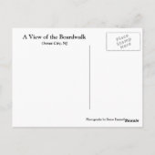 Een Uitzicht van de stoep Briefkaart (Achterkant)
