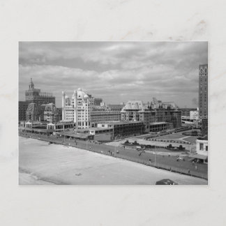 Een uitzicht van de stoep in Atlantic City Briefkaart