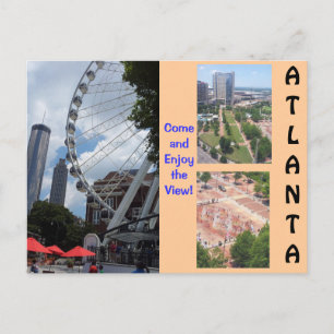 Een Uitzicht van de Top Atlanta Post-kaart Briefkaart