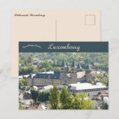 Een Uitzicht van Echternach Luxemburg Briefkaart (Voorkant / Achterkant)
