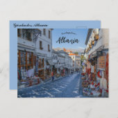 Een Uitzicht van een straat in het Briefkaart van (Voorkant / Achterkant)