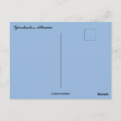 Een Uitzicht van een straat in het Briefkaart van (Achterkant)