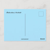 Een Uitzicht van een strand in Butaritari Kiribati Briefkaart (Achterkant)