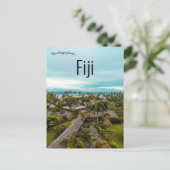 Een Uitzicht van Fiji Briefkaart (Staand voorkant)