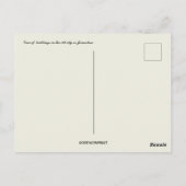 Een Uitzicht van gebouwen in de oude stad van Jeru Briefkaart (Achterkant)