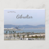 Een Uitzicht van Gibraltar Briefkaart (Voorkant)